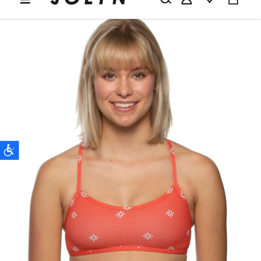 Jolyn Adrian Top. Like new! Sunny print